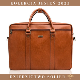 Cogniac leather shoulder laptop bag KILBRIDGE