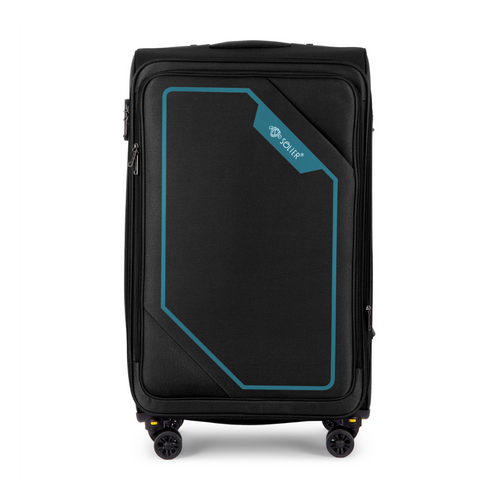 Medium soft luggage M 23'' Solier STL2240 black-green