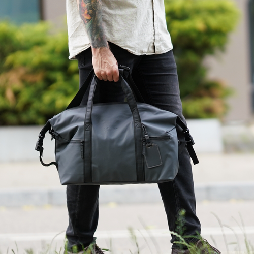 Weekendowa torba podróżna Solier S41 TRAVON Grey