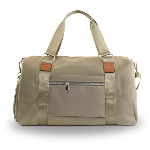 Nylonowa torba podróżna damska weekendowa Solier FB51 Rimma khaki