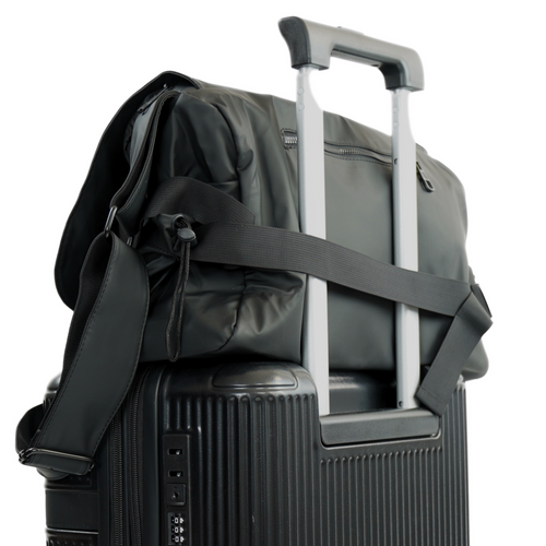 Męska torba listonoszka na ramię Solier S42 VESARI Black