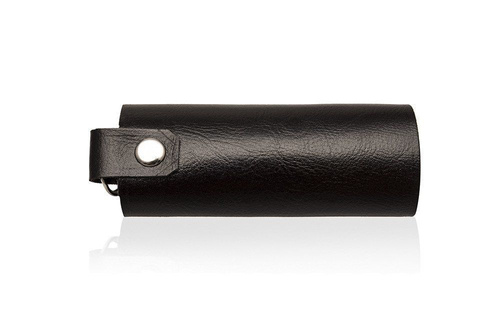 Leather men's key holder SOLIER SA11 DARK BROWN