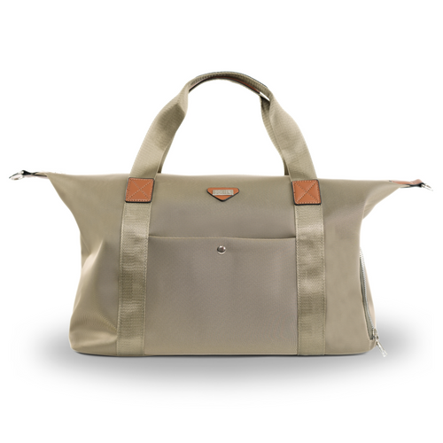 Duża weekendowa torba podróżna na ramię damska FB50 beżowa