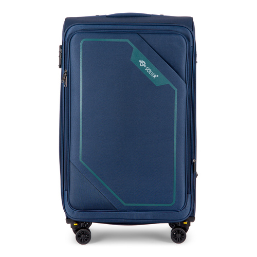 Large soft luggage L 26'' Solier STL2240 navy-green
