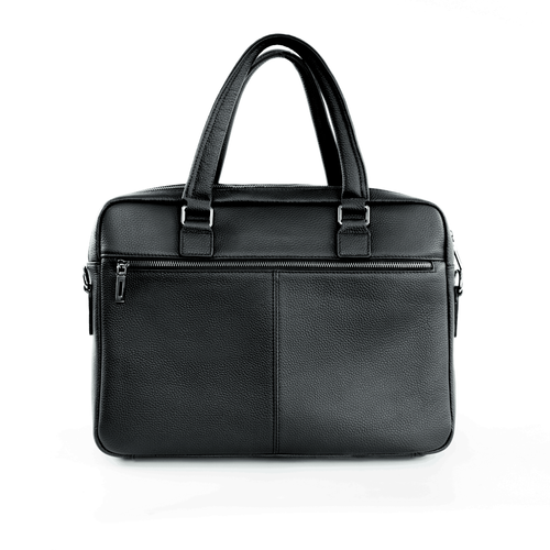 Skórzana torba męska na laptopa 15" i dokumenty Solier SL43 Volden czarna