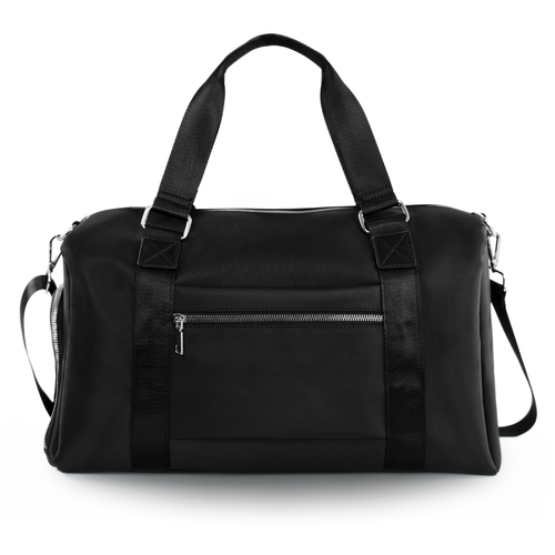 Nylonowa torba podróżna damska weekendowa Solier FB51 Rimma czarna