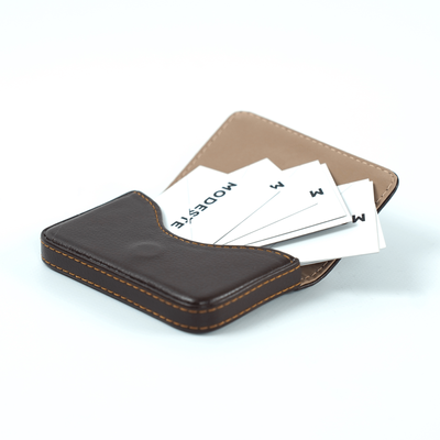 Wizytownik Portfel SW39 DARK BROWN