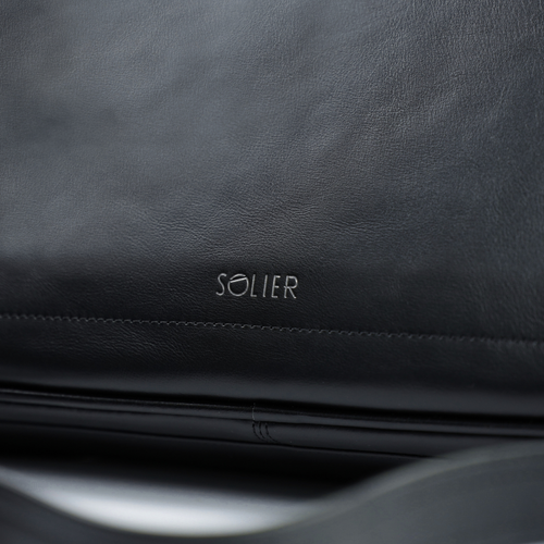 GENUINE LEATHER SHOULDER BAG SL05 NEWBRIDGE BLACK