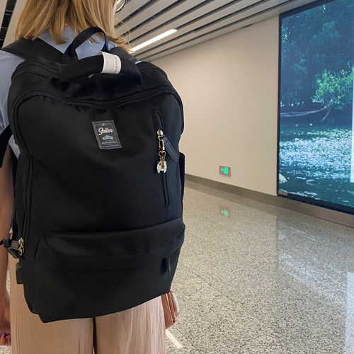 Plecak podróżny do samolotu Ryanair Wizzair lekki FV06 Noa czarny