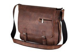 Light brown shoulder laptop bag Solier S12