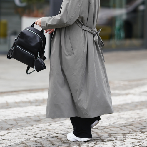 Skórzany plecak damski Solier FV12 Belle czarny