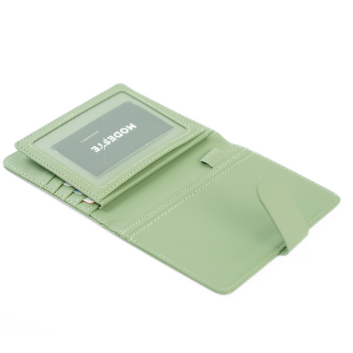 Organizer podróżny na dokumenty etui na paszport portfel Solier SW40 GREEN