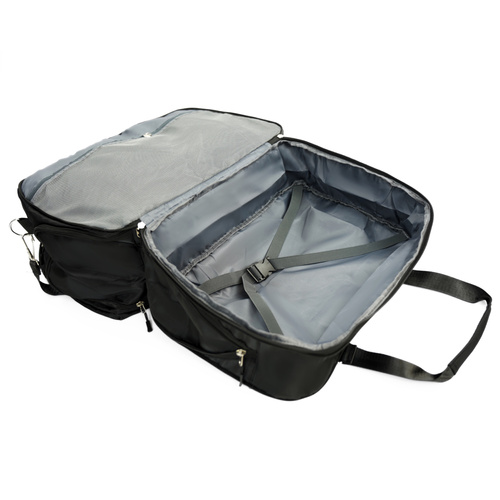 Materiałowa torba podróżna Solier SM04 VEA Black