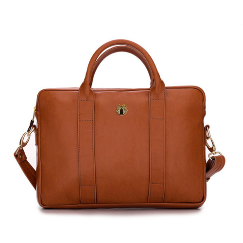 Elegant shoulder laptop bag Felice Gold Dulce