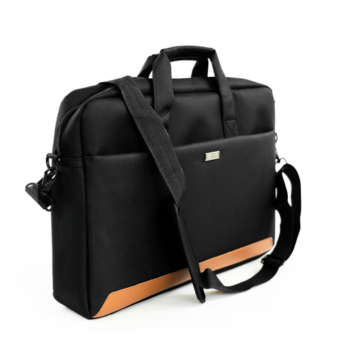 Torba na laptop 15,6" materiałowa Solier SM03 Darwen czarna