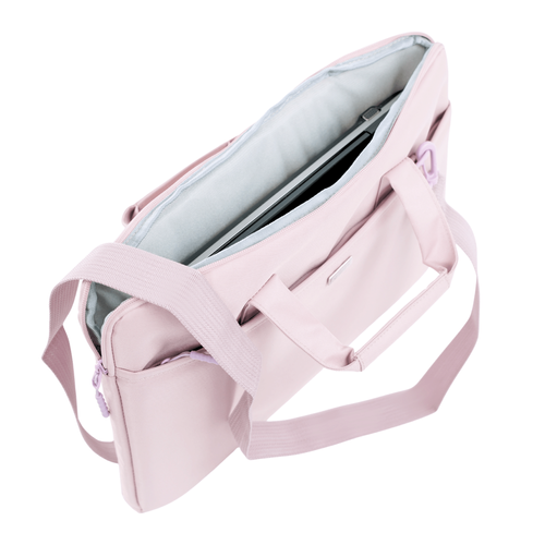 Torba na laptopa 15,6" materiałowa Solier SM01 Venga różowa