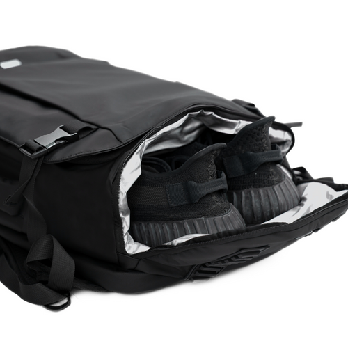 Lekki plecak miejski z kieszenią na laptopa plecak podróżny Solier SV24 TARREL Black