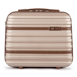 Cosmetic travel case ABS STL957 champagne