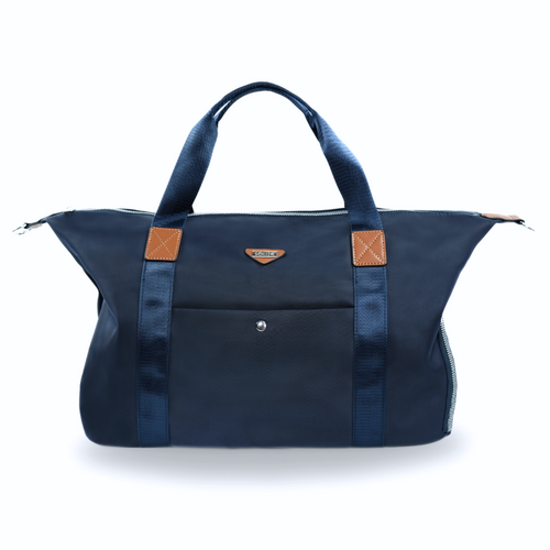 Duża weekendowa torba podróżna na ramię damska FB50 Lundra granatowa