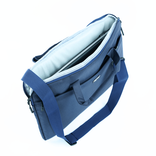 Torba na laptopa 15,6" materiałowa Solier SM01 Venga niebieska