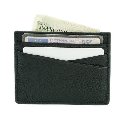 Torba weekendowa podróżna skórzana Solier SL39 Astrin czarna 