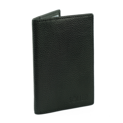 Torba weekendowa podróżna skórzana Solier SL39 Astrin czarna 