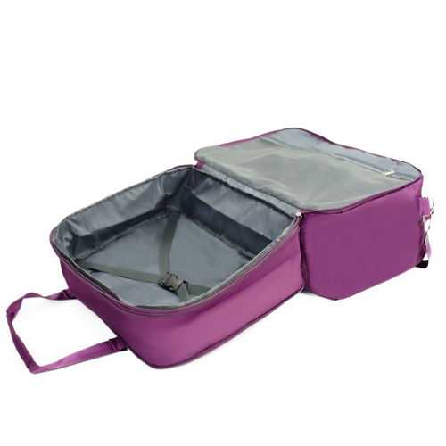 Materiałowa torba podróżna Solier SM04 VEA Fioletowy