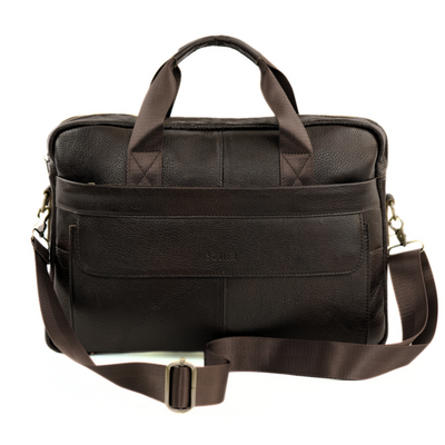 Torba weekendowa podróżna skórzana Solier SL39 Astrin czarna 