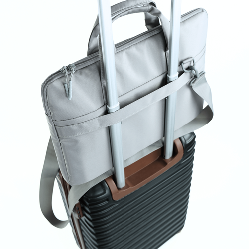 Torba na laptopa 15,6" materiałowa Solier SM01 Venga szara