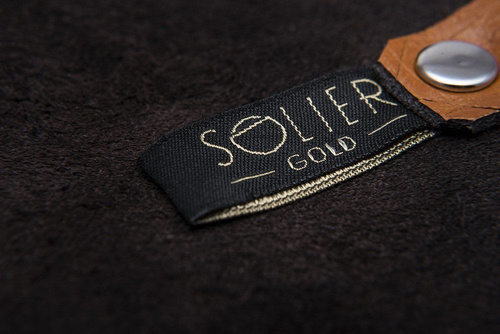 Leather men's key holder SOLIER SA11 CAMEL