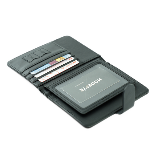 Organizer podróżny na dokumenty etui na paszport portfel Solier SW40 BLACK