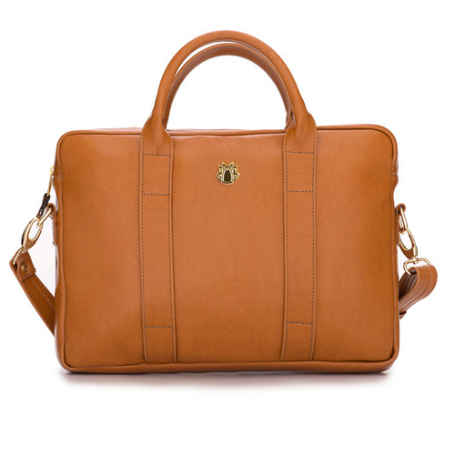Elegant shoulder laptop bag Felice Gold Dulce