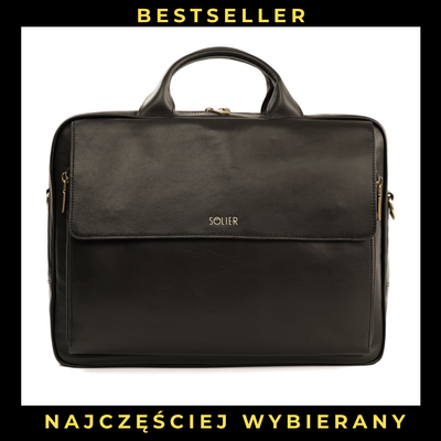 Skórzana męska torba, na laptop Solier Rothen SL30