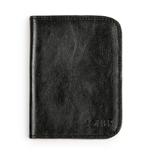 Brown leather wallet / passport holder SOLIER SW07