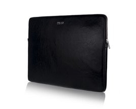 Genuine leather laptop case 15' Solier SA23A Black