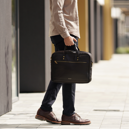 GENUINE LEATHER SHOULDER BAG SL05 NEWBRIDGE BROWN