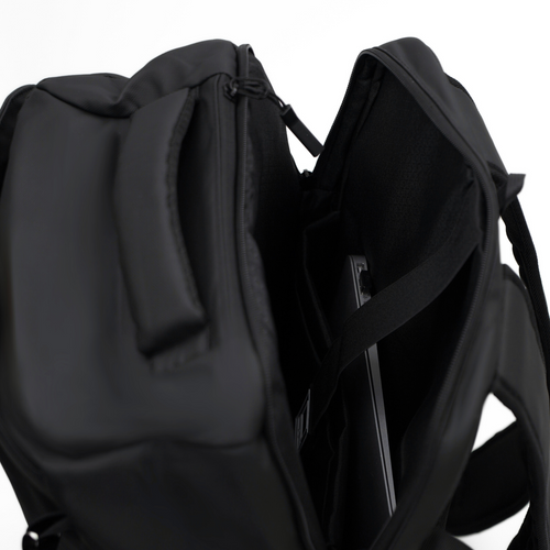 Lekki plecak miejski z kieszenią na laptopa plecak podróżny Solier SV24 TARREL Black