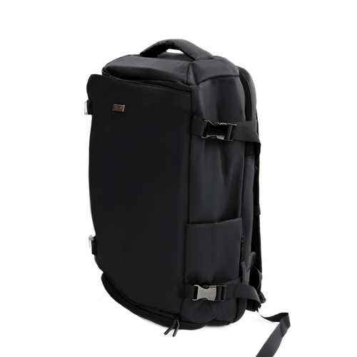 Lekki plecak miejski z kieszenią na laptopa plecak podróżny Solier SV24 TARREL Black