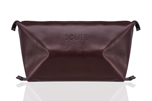 Elegant leather men's beauty bag SOLIER PERTH