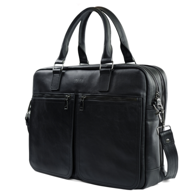 Skórzana męska torba na ramię, laptopa Solier SL01 DUNDEE