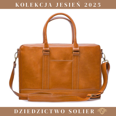 Men's leather shoulder laptop bag SL02 ABERDEEN