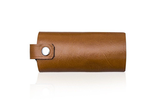 Leather men's key holder SOLIER SA11 CAMEL