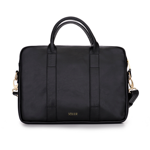 Elegant shoulder laptop bag Felice Gold Dulce