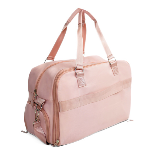 Materiałowa torba podróżna Solier SM04 VEA Jasny róż