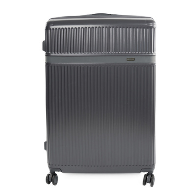 Walizka podróżna twarda duża Solier Nokiro 28' XL - ciemny szary