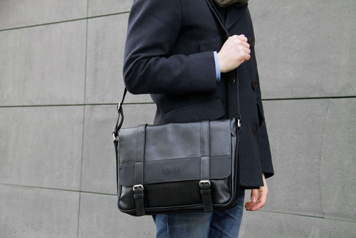 TORBA MĘSKA NA RAMIĘ SOLIER S30 CAMEL