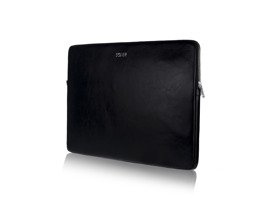 Genuine leather laptop case 13' Solier SA23 Black