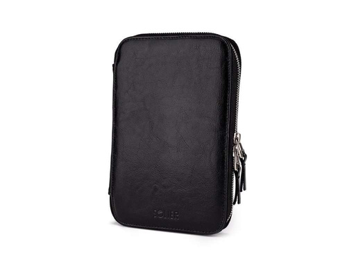 Genuine leather organiser Solier SA38 black