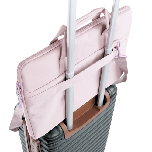 Torba na laptopa 15,6" materiałowa Solier SM01 Venga różowa