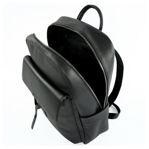 Skórzany elegancki plecak na laptopa 13" Solier FV05 Sanna czarny